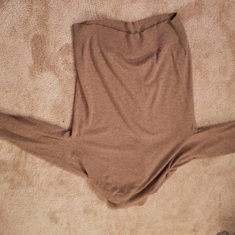 Wheat gold sweater jacket